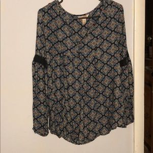 patterned blouse